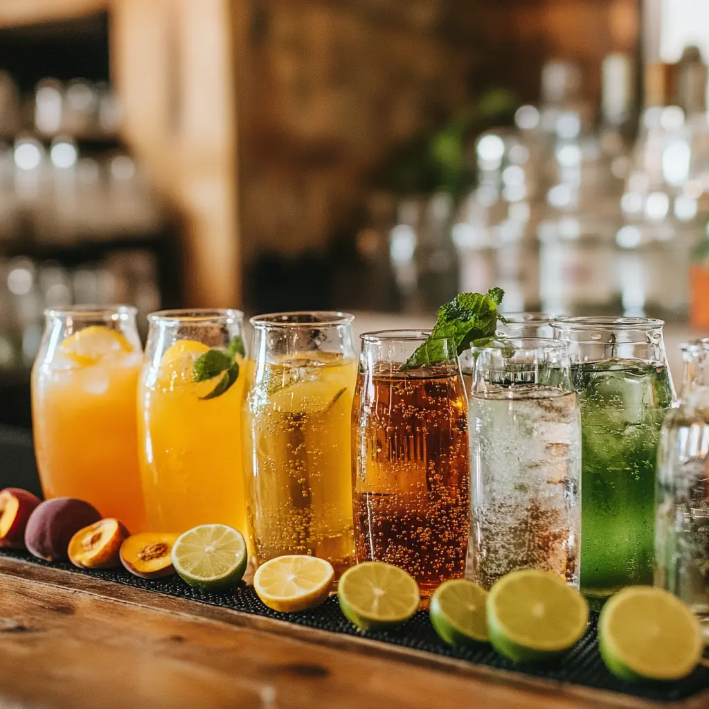 Non-alcoholic substitutes for Green Tea Shot ingredients