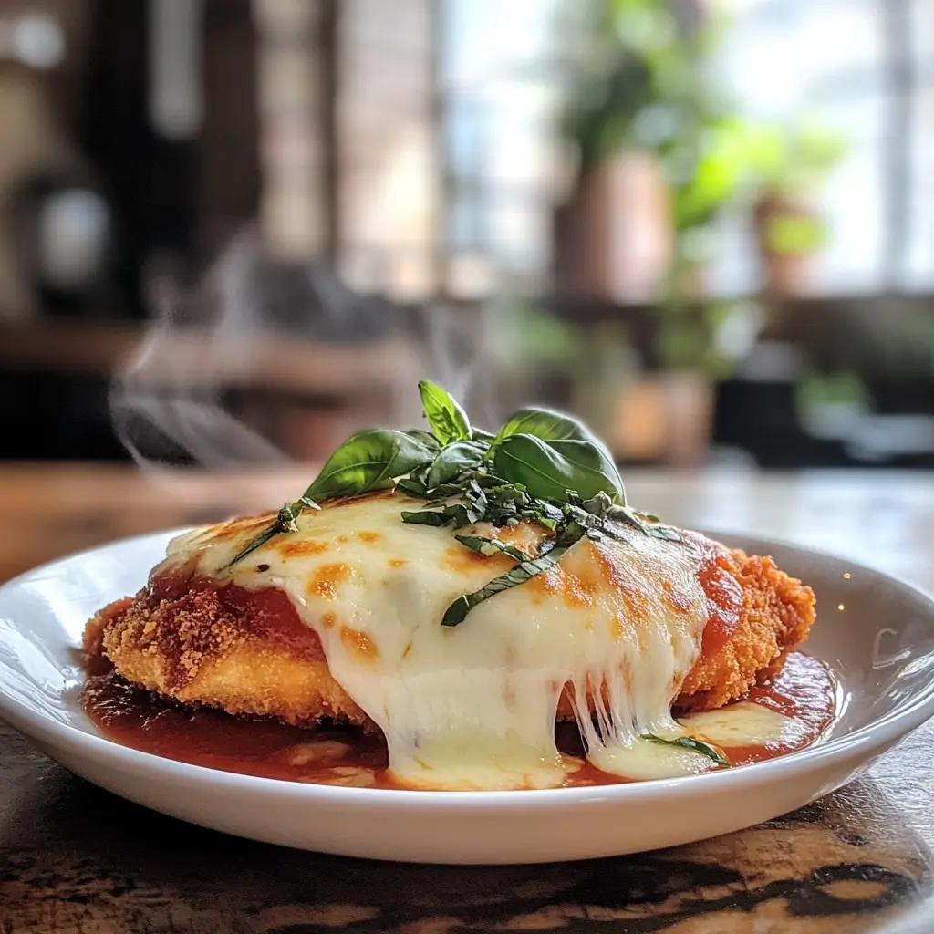 How to keep breading from falling off chicken parmesan